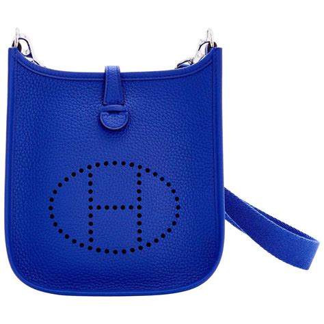 hermes blue purse|hermes shoulder bag black.